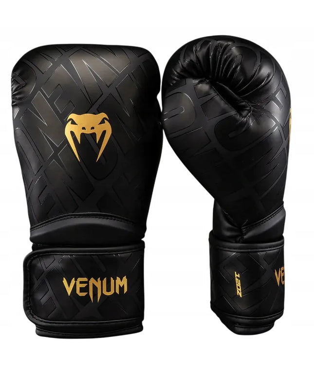 Venum bokso pirštinės Contender 1.5 XT 3D Black/Gold 12OZ