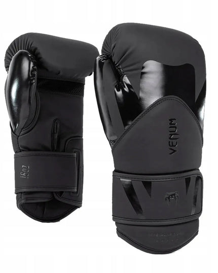Venum Challenger 4.0 bokso pirštinės, juodos, 14 oz