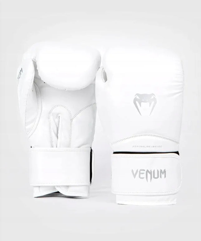 Venum Contender 1.5 bokso pirštinės White/Silver 12OZ