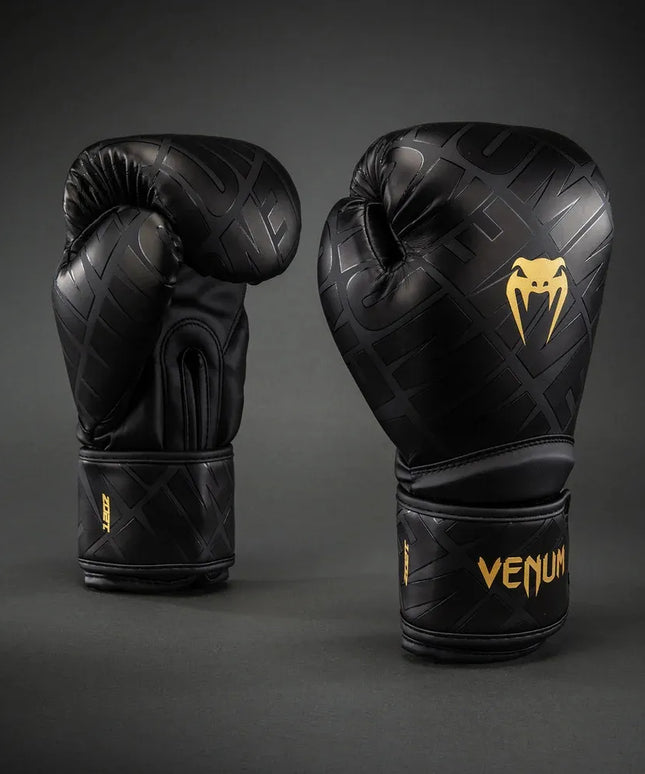 Venum Contender 1.5 XT 3D bokso pirštinės Black/Gold 14OZ