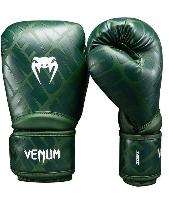Venum Contender 1.5 XT 3D bokso pirštinės, žalios, 12oz