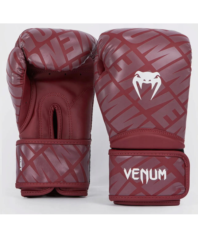 Venum Contender 1.5 XT bokso pirštinės, bordo/baltos, 12OZ