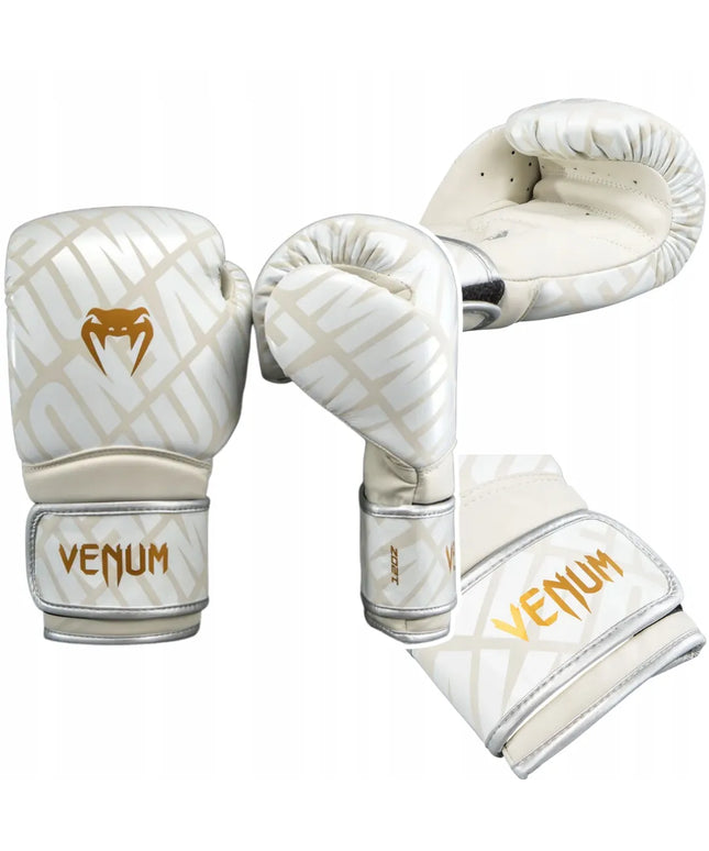 Venum Contender 1.5 XT treniruotės bokso pirštinės, smėlio spalvos, 12 oz