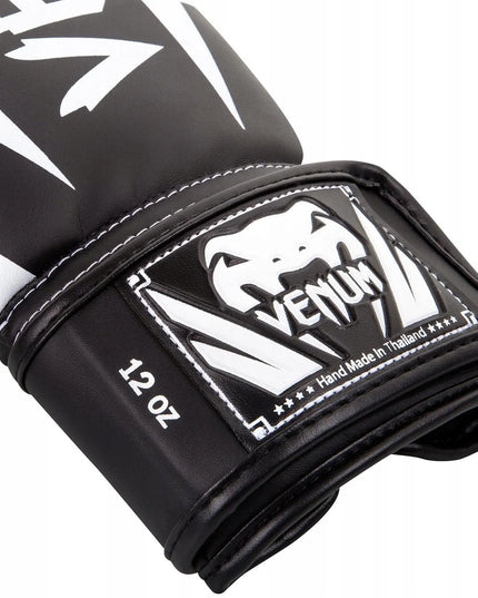 Venum Elite bokso pirštinės, juodos/baltos, 14 oz