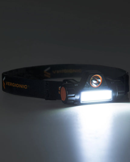 Vergionic LED galvos žibintuvėlis su magnetu COB USB įkraunamas