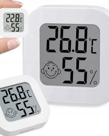 Vergionic patikimas elektroninis termometras su higrometru ir orų stotele