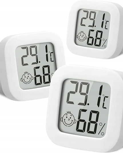 Vergionic patikimas elektroninis termometras su higrometru ir orų stotele