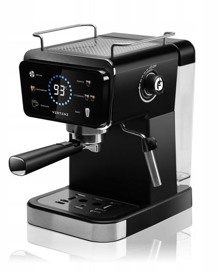 Espresso kavos aparatas Vertenz Puro 40 – 20 barų slėgis, 1350W, Thermoblock, 1.5L, profesionalus kapučinatorius
