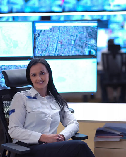 Vertikalus laikiklis 2 monitoriams Spacetronik SPA122 ergonomiškas