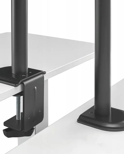 Vertikalus laikiklis 2 monitoriams Spacetronik SPA122 ergonomiškas