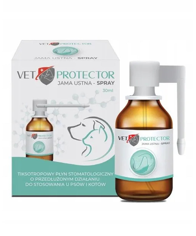 Vet Protector burnų higienos purškiklis, 30 ml