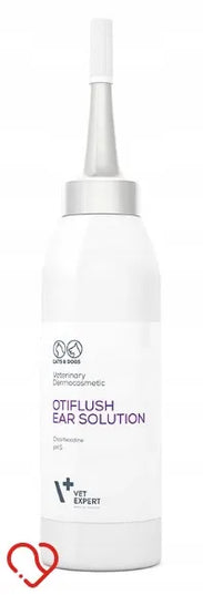 VetExpert OtiFlush ausų valymo skystis šunims ir katėms 125 ml