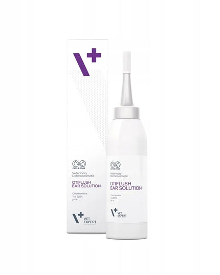 VetExpert OtiFlush ausų valymo skystis šunims ir katėms 125 ml