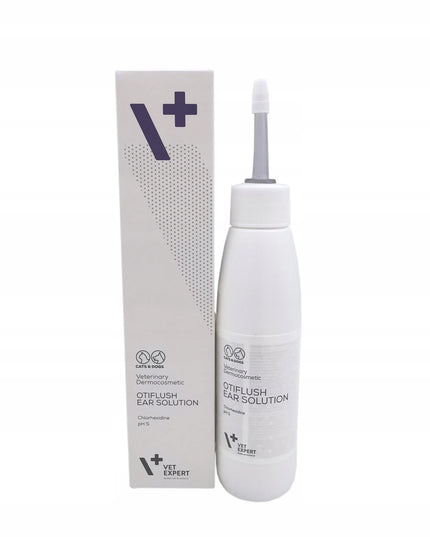 VetExpert OtiFlush ausų valymo skystis šunims ir katėms 125 ml