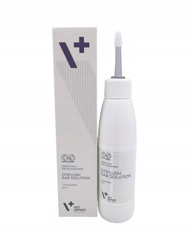 VetExpert OtiFlush ausų valymo skystis šunims ir katėms 125 ml