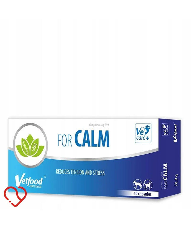 Vetfood For Calm 60 kapsulių antistresinis preparatas