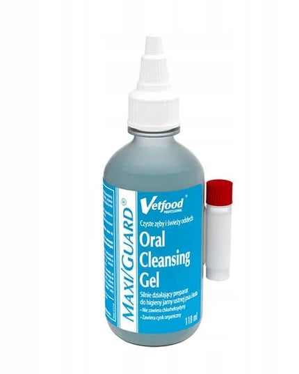 Vetfood MAXI/GUARD burnos ertmės valymo gelis 118 ml