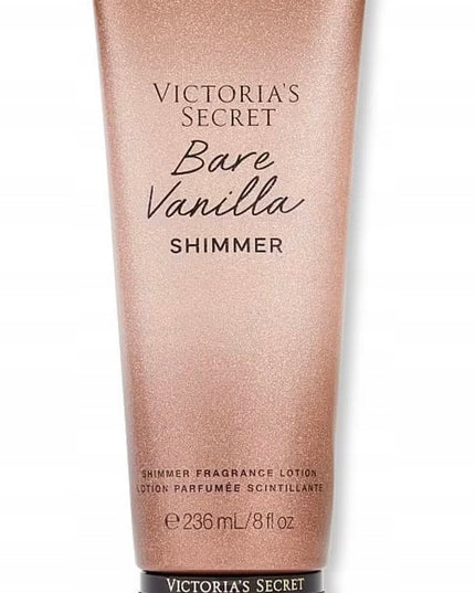 Victoria's Secret Bare Vanilla Shimmer kūno kosmetikos rinkinys su rankine