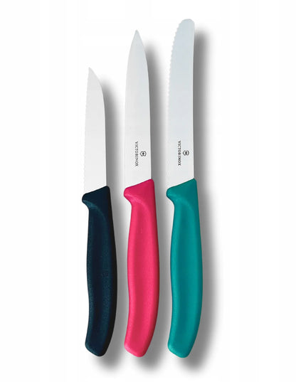 Victorinox 3 peilių rinkinys 6.7116.34C1, 3 spalvos