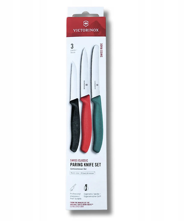 Victorinox 3 peilių rinkinys 6.7116.34C1, 3 spalvos