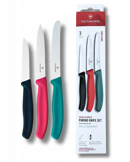 Victorinox 3 peilių rinkinys 6.7116.34C1, 3 spalvos