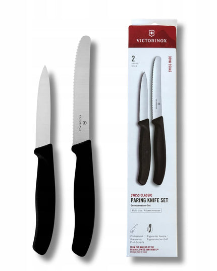 Victorinox dviejų peilių rinkinys 6.7113.2 juodas