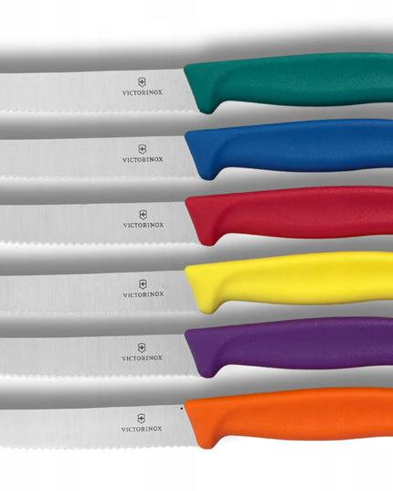 Victorinox šešių peilių rinkinys 6.7836.6C1, 6 spalvų (11 cm)