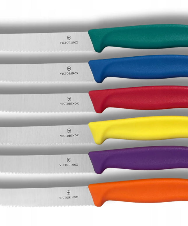 Victorinox šešių peilių rinkinys 6.7836.6C1, 6 spalvų (11 cm)
