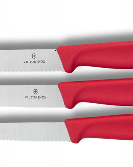 Victorinox trijų peilių rinkinys 6.7111.34C1, raudonas