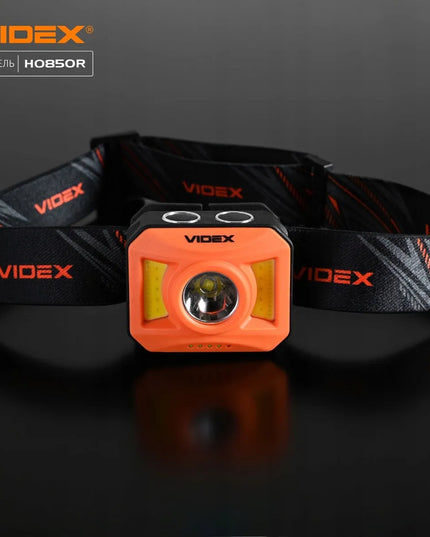 Videx LED galvos žibintuvėlis, 5W, IP65, 400lm, 8h, 110 m spindulys
