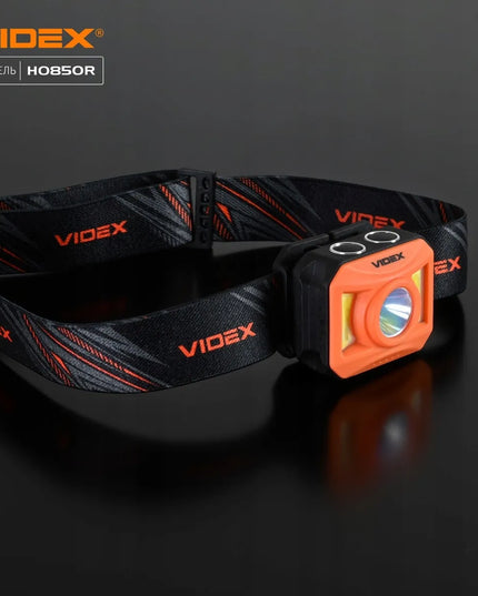 Videx LED galvos žibintuvėlis, 5W, IP65, 400lm, 8h, 110 m spindulys