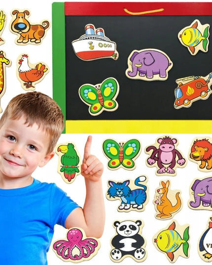 VIGA mediniai gyvūnų magnetukai, 20 elementų rinkinys