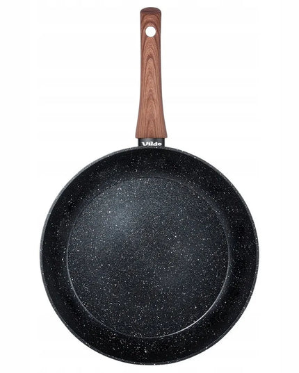 VILDE granitinė keptuvė kepimui ir troškinimui 28 cm dujinėms ir indukcinėms viryklėms