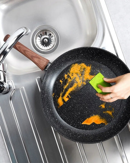 VILDE granitinė keptuvė kepimui ir troškinimui, 32 cm, dujinėms, indukcinėms viryklėms su dangčiu