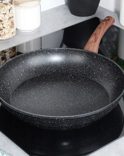 VILDE granitinė keptuvė kepimui ir troškinimui, 32 cm, dujinėms ir indukcinėms viryklėms