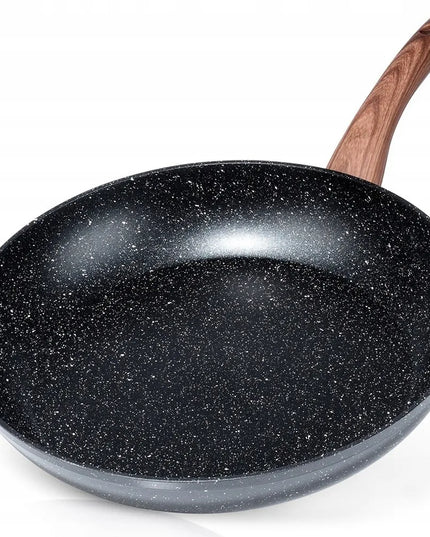 VILDE granitinė keptuvė kepimui ir troškinimui, 32 cm, dujinėms ir indukcinėms viryklėms