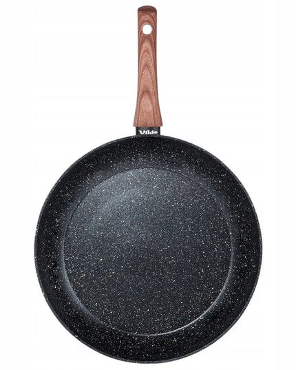 VILDE granitinė keptuvė kepimui ir troškinimui, 32 cm, dujinėms ir indukcinėms viryklėms