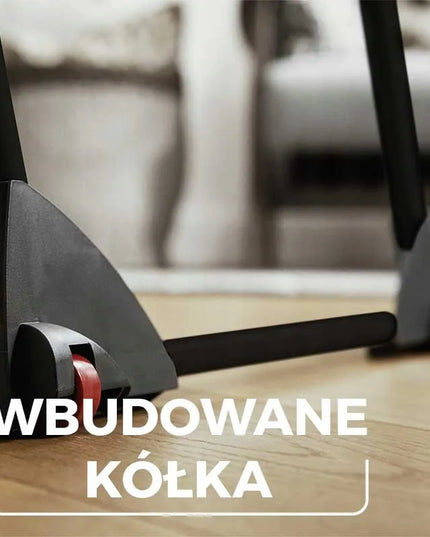 Vileda King Ultimate drabužių džiovykla juoda matinė storais virvelėmis