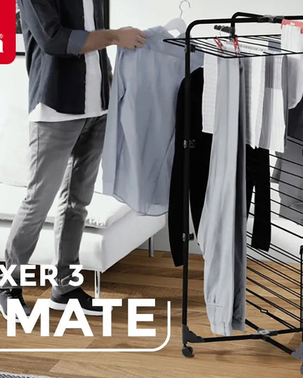 Vileda Mixer 3 Ultimate drabužių džiovykla, 30 m, matinė juoda