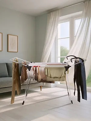 VILEDA PREMIUM 2IN1 pastatoma drabužių džiovykla namams