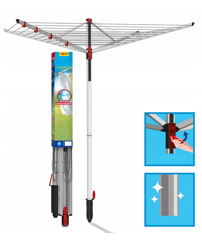 Vileda Sun Lift Compact 40 lauko skalbinių džiovykla