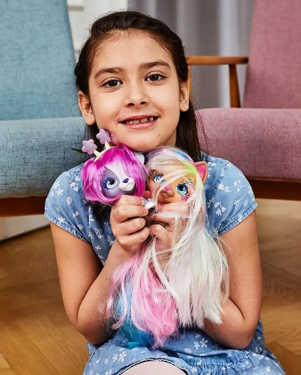 VIP PETS kirpyklos rinkinys + 15 aksesuarų, lėlė šunytė EXCLUSIVE
