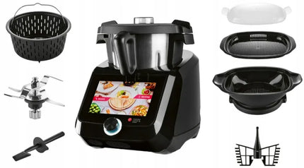 Virtuvės robotas Monsieur Cuisine Smart 1200W WiFi, juodas, naujausias modelis