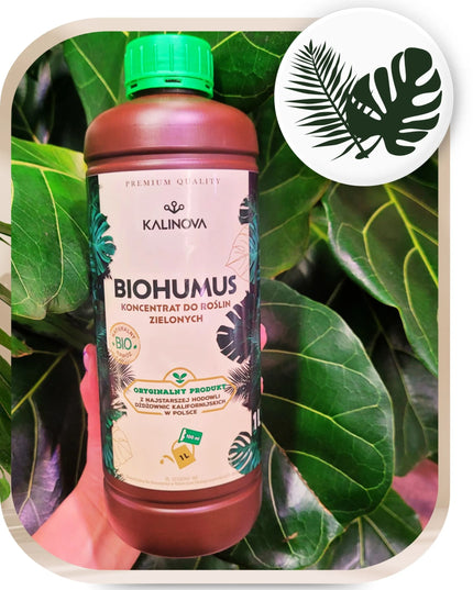 Visapusiškos BIOHUMUS trąšos žaliems augalams, EKO, 1L (skirta 10L laistymo tirpalo)