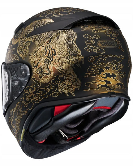 Viso veido motociklininko šalmas SHOEI NXR2 FEARLESS TC-5