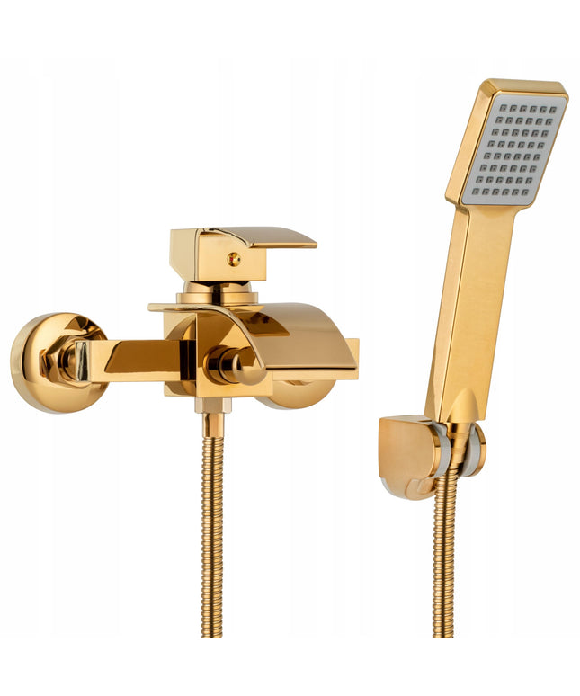 Vonios ir dušo maišytuvas Talea chromuotas, auksinis (Yoka)