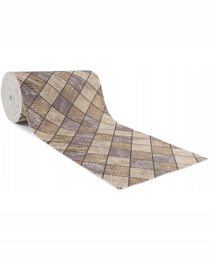 Vonios kambario kilimėlis, premium PVC putplasčio kilimėlis, 65x130 cm, rudas