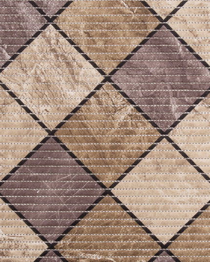Vonios kambario kilimėlis, premium PVC putplasčio kilimėlis, 65x130 cm, rudas