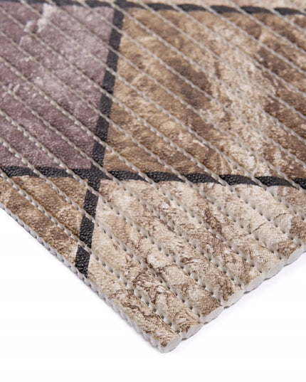 Vonios kambario kilimėlis, premium PVC putplasčio kilimėlis, 65x130 cm, rudas