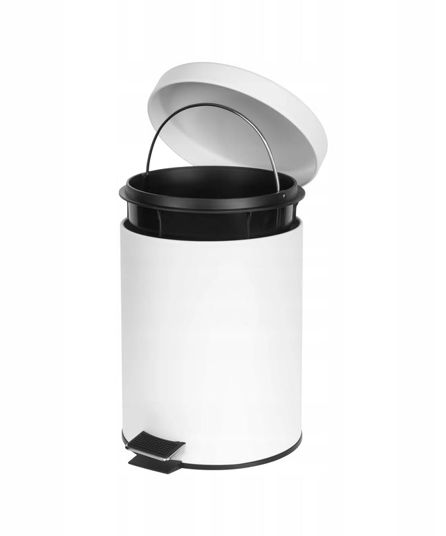 Vonios kambario šiukšliadėžė 3 l (balta)